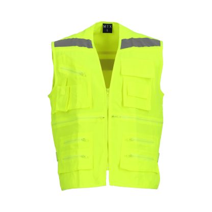 Chaleco Geólogo Alta Visibilidad Flúor - AMARILLO FLUOR