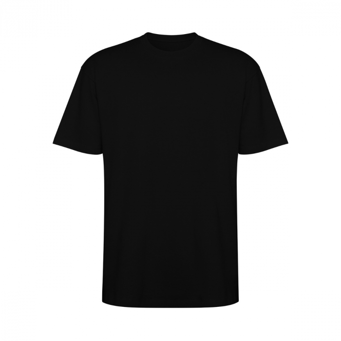 Polera Bull oversize unisex personalizable - Negro