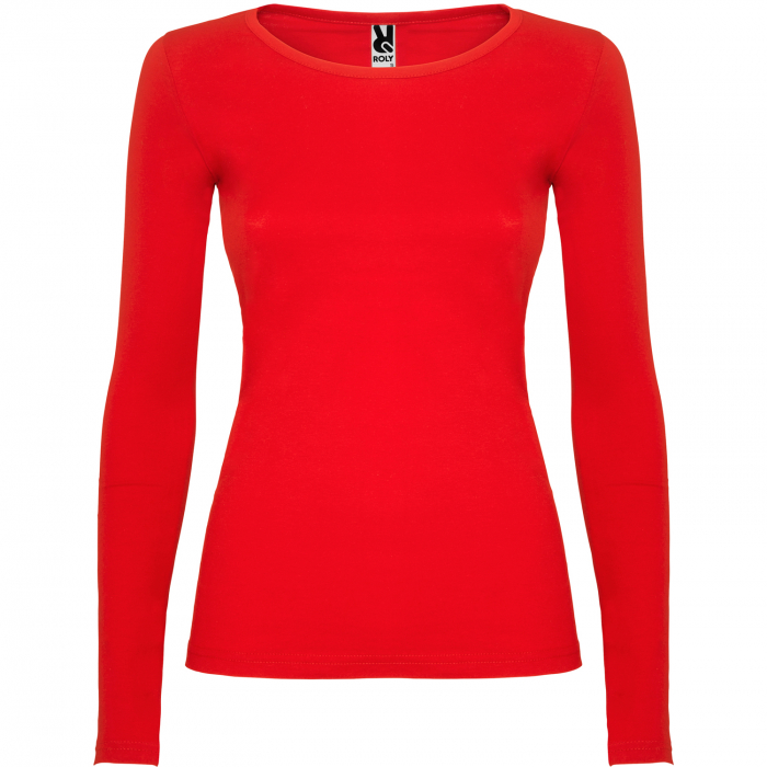 Polera Extreme manga larga mujer personalizable - Rojo