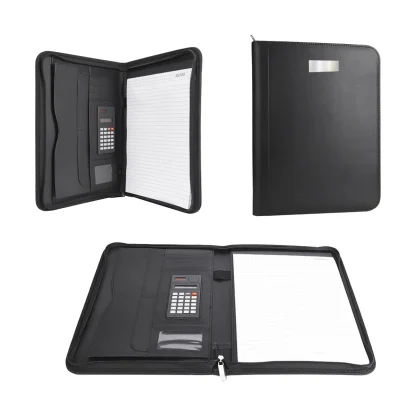 Carpeta ejecutiva con calculadora personalizable — vista 1