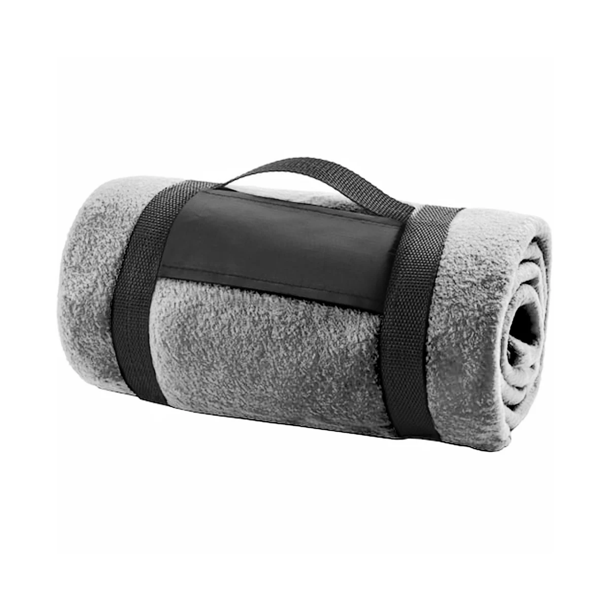 Manta polar con bolso personalizable — vista 3