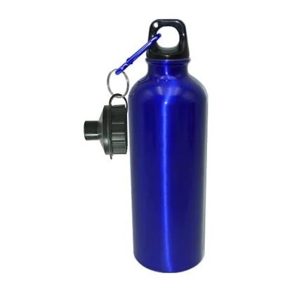 Botella deportiva de aluminio 550 ml. Vista del producto.