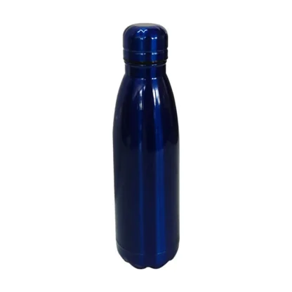 Botella térmica de acero en colores 500 ml. Vista del producto.
