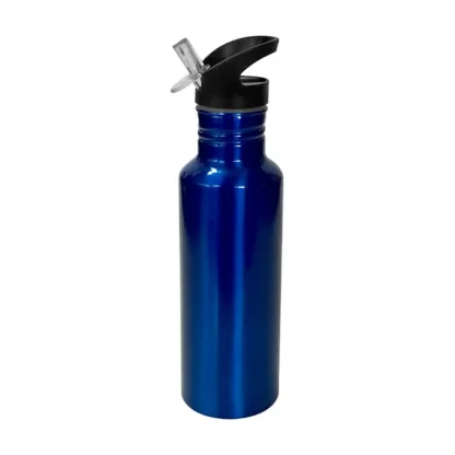 Botella deportiva de aluminio 750 ml. Vista del producto.