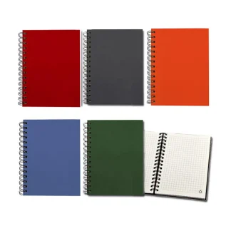 Cuaderno de cartón 70 hojas. Vista del producto.
