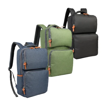 Mochila para notebook multibolsillo 11 litros. Vista del producto.
