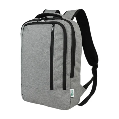 Mochila para notebook RPET 12,5 litros. Vista del producto.