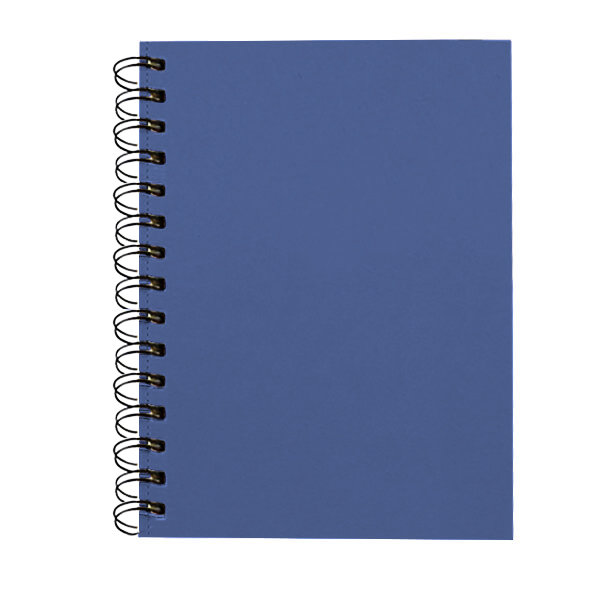 Cuaderno de cartón 70 hojas - azul