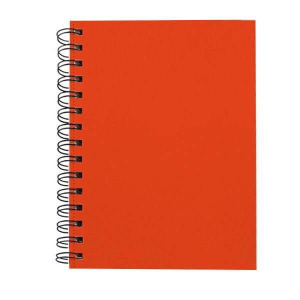 Cuaderno de cartón 70 hojas - naranjo