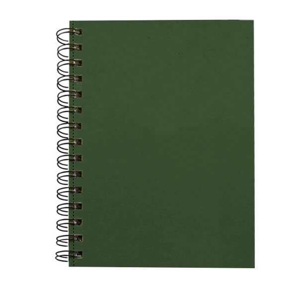 Cuaderno de cartón 70 hojas - verde