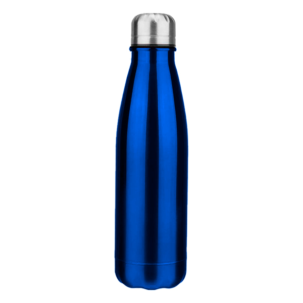 Botella deportiva de aluminio 600 ml - azul