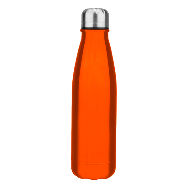 Botella deportiva de aluminio 600 ml - naranjo
