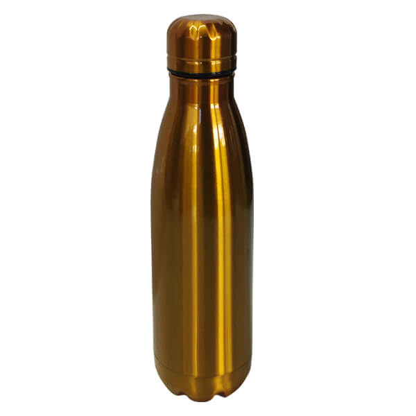 Botella térmica de acero en colores 500 ml - amarillo