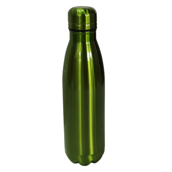 Botella térmica de acero en colores 500 ml - verde